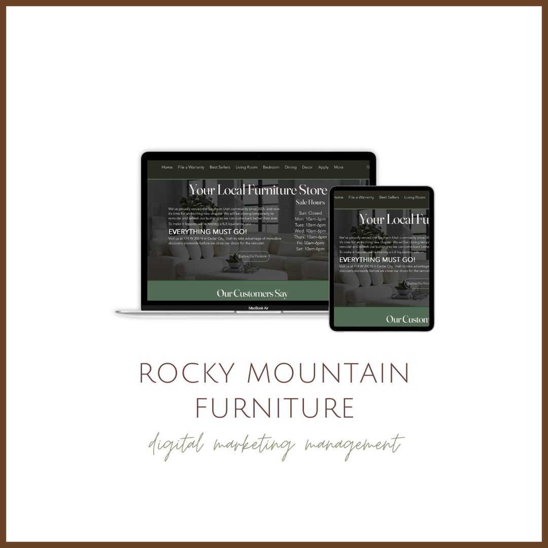 Rocky Mountain furniture